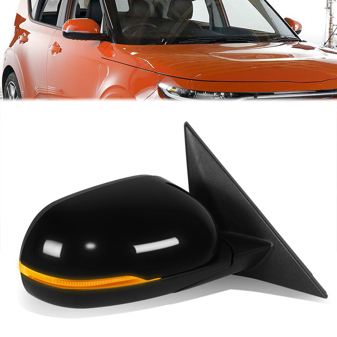 Powered Right Side Mirror W/ Heated Defroster, Signal<br>20-22 Kia Soul