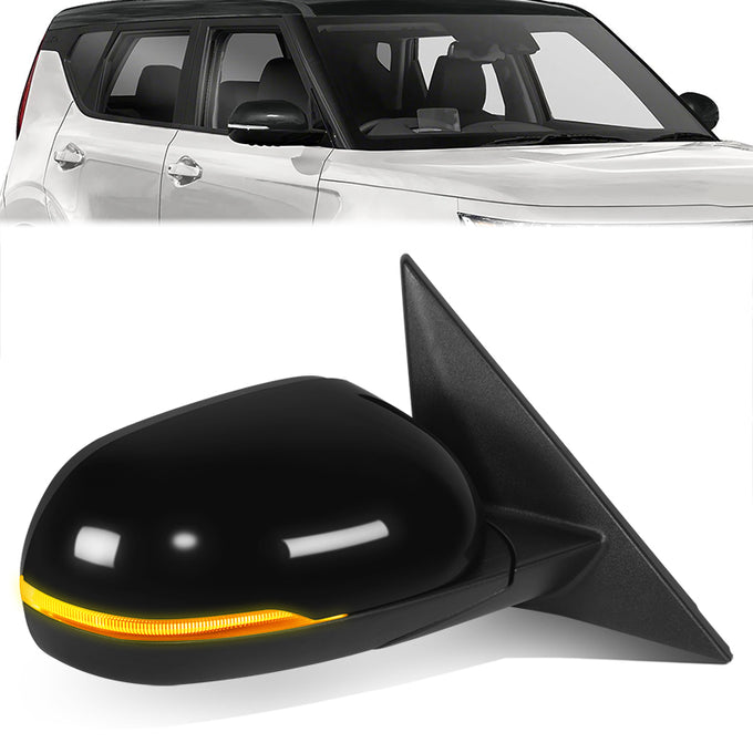 Powered Right Side Mirror W/Heated, Signal, Blind Spot<br>20-22 Kia Soul