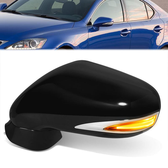Powered Left Side Mirror W/ Heated, Signal<br>10-15 Lexus IS250, IS350