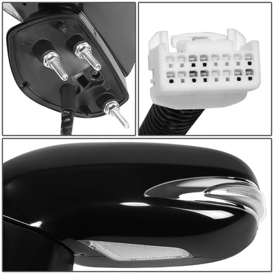 Powered Side View Mirrors With Heated, Signal, Memory <BR>09-13 Lexus IS250, IS350