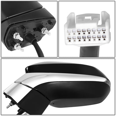 Powered Side View Mirrors With Heated, Signal, Memory <BR>16-19 Lexus RX350,  18-19 RX350L, RX450h, RX450hL