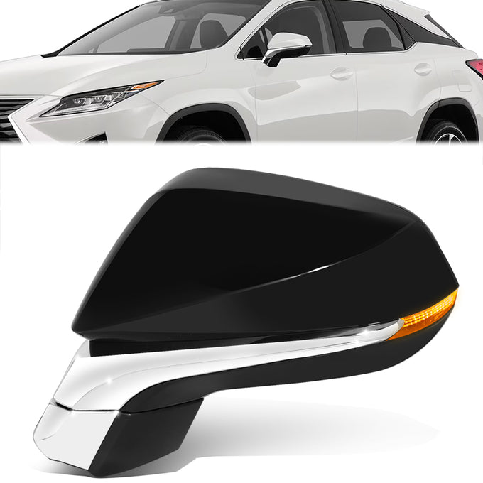 Powered Side View Mirrors With Heated, Signal, Memory <BR>16-19 Lexus RX350,  18-19 RX350L, RX450h, RX450hL