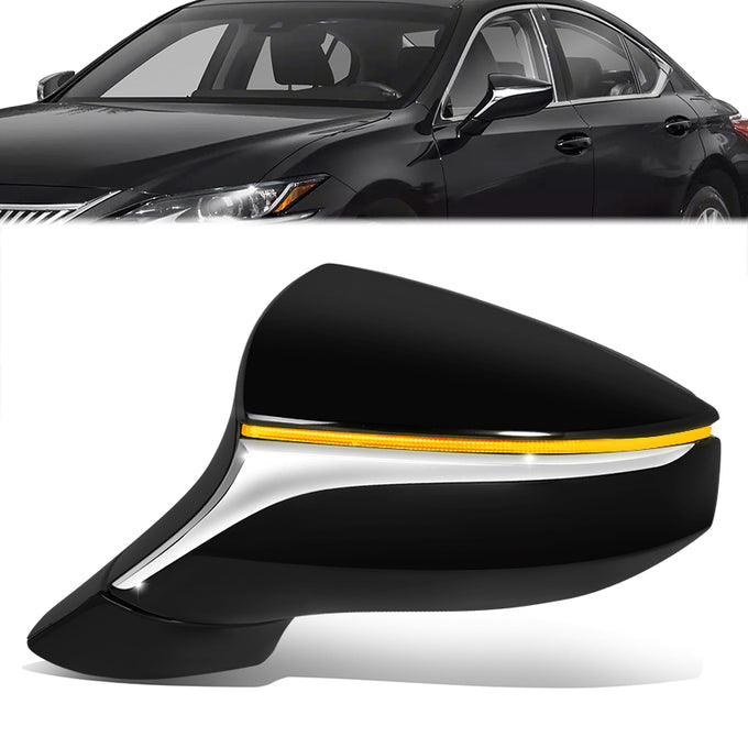 Powered Side View Mirrors With Heated, Signal <BR>21-24 Lexus ES250, 19-24 ES300h, ES350