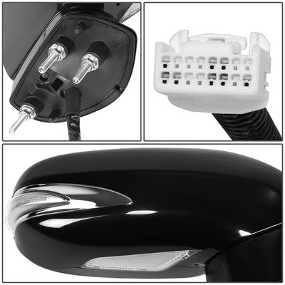 Powered Side View Mirrors With Heated, Signal, Memory <BR>09-13 Lexus IS250, IS350