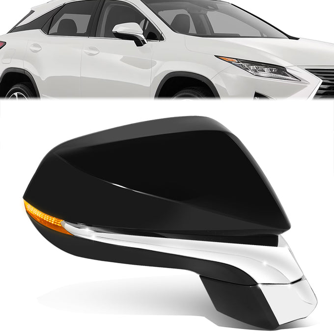 Powered Side View Mirrors With Heated, Signal, Memory <BR>16-19 Lexus RX350, 18-19 RX450h, RX450hL,RX350L