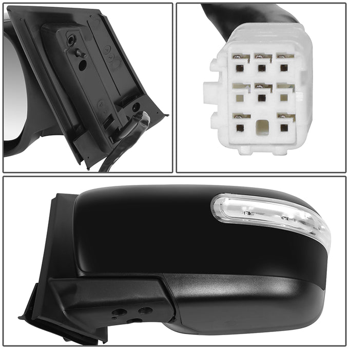 Powered Left Side Mirror W/ Heated, Signal<br>07-12 Mazda CX-7