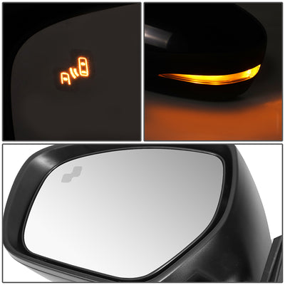 Powered Left Side Mirror W/ Heated, Signal, Blind Spot<br>10-15 Mazda CX-9