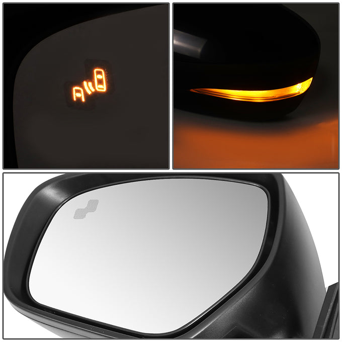 Powered Left Side Mirror W/ Heated, Signal, Blind Spot<br>10-15 Mazda CX-9