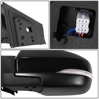 Powered Left Side Mirror W/ Heated, Signal, Blind Spot<br>10-15 Mazda CX-9