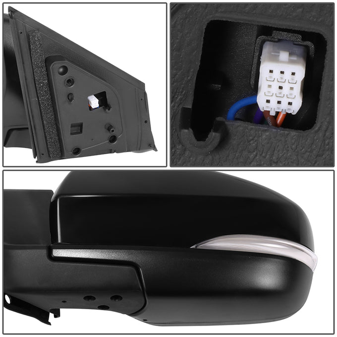 Powered Left Side Mirror W/ Heated, Signal, Blind Spot<br>10-15 Mazda CX-9
