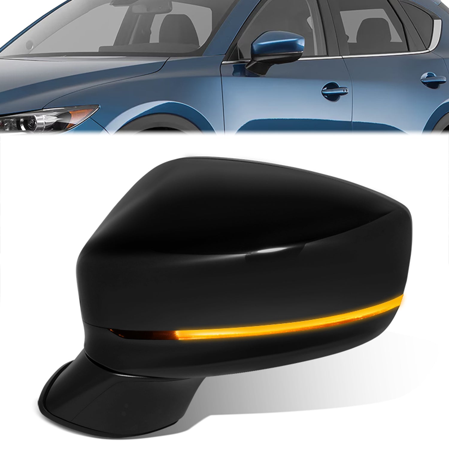 Powered Side View Mirrors <BR>17-23 Mazda CX-5