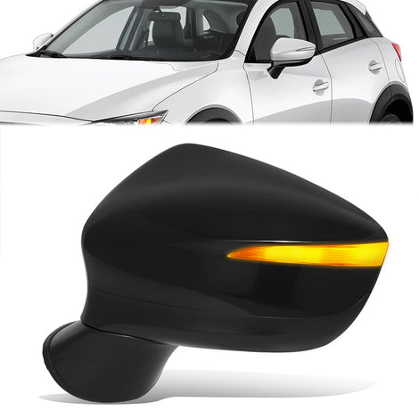 Powered Left Side Mirror W/ Heated, Signal<br>16-22 Mazda CX-3