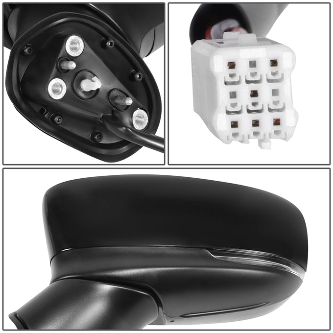 Factory Style Door Mirror (Driver Left) <BR>17-18 Mazda 3