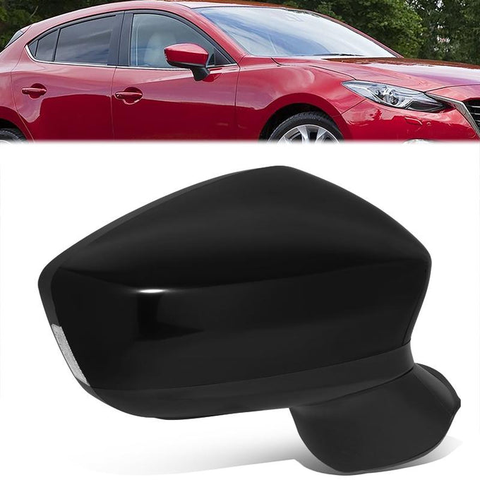 Powered Right Side Mirror W/Blind Spot,Signal <br> 14-16 Mazda 3