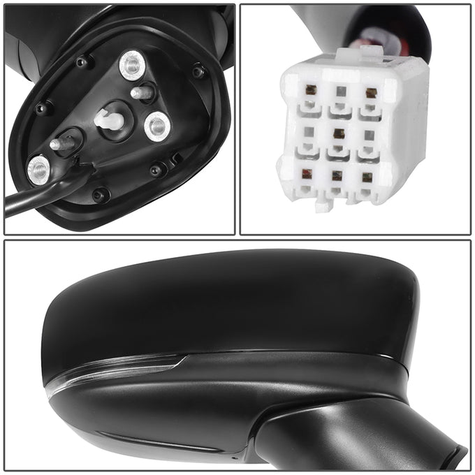 Factory Style Door Mirror (Passenger Right) <BR>17-18 Mazda 3