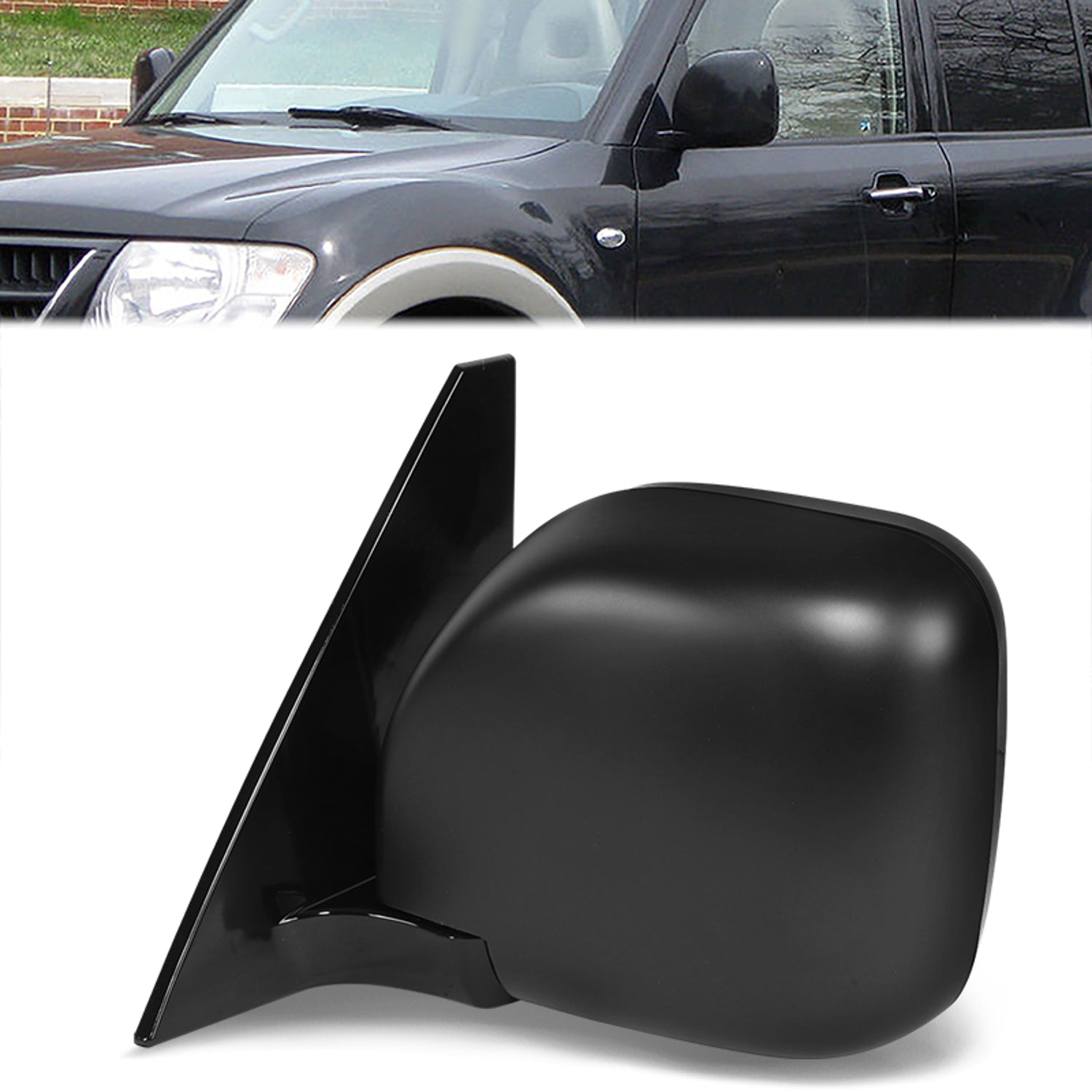 Powered Side View Mirrors <BR>01-06 Mitsubishi Montero