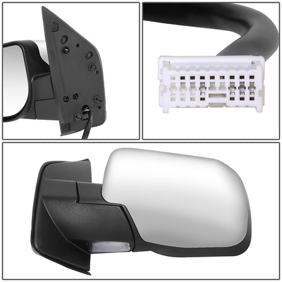 Powered Left Side Mirror W/ Heated, Memory, Puddle Lamp<br>04-05 Nissan Titan