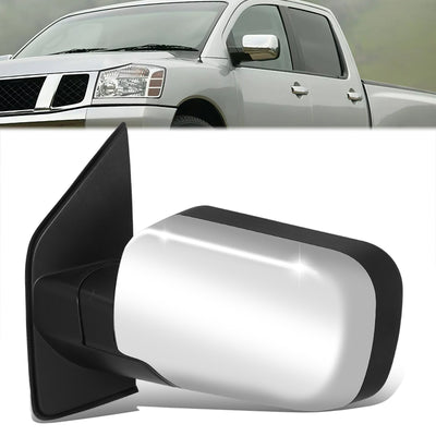 Powered Left Side Mirror W/ Heated, Memory, Puddle Lamp<br>04-05 Nissan Titan