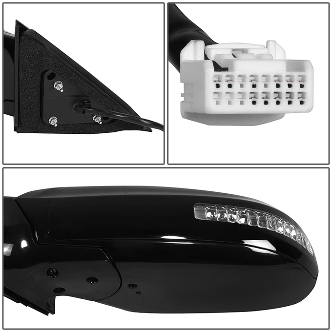 Powered Side View Mirrors <BR>09-15 Nissan Maxima