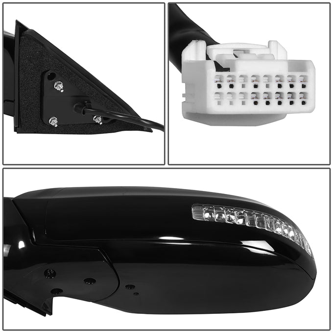 Powered Side View Mirrors <BR>09-15 Nissan Maxima