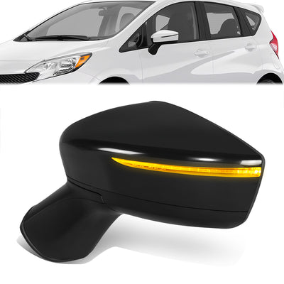 Powered Side View Mirrors , Signal <BR>15-19 Nissan Versa