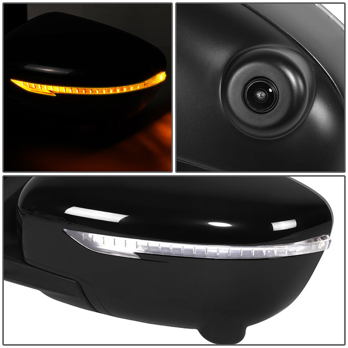 Powered Side View Mirrors With Heated, Signal <BR>14-16 Nissan Rogue
