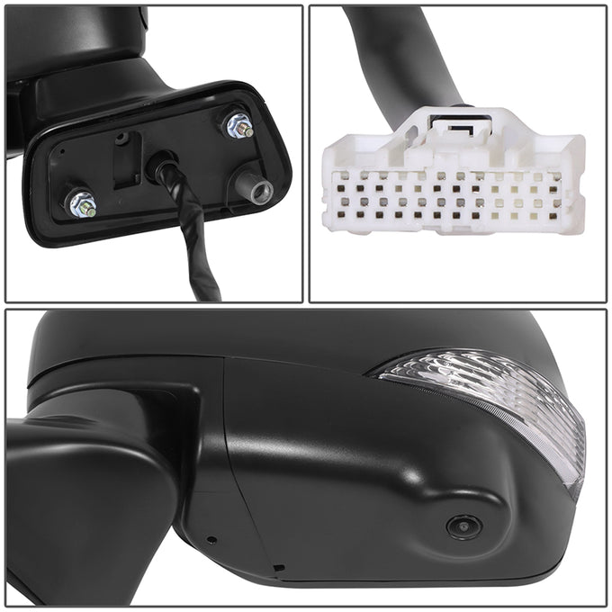 Powered Side View Mirrors With Heated, Signal, Memory <BR>11-14 Nissan Quest