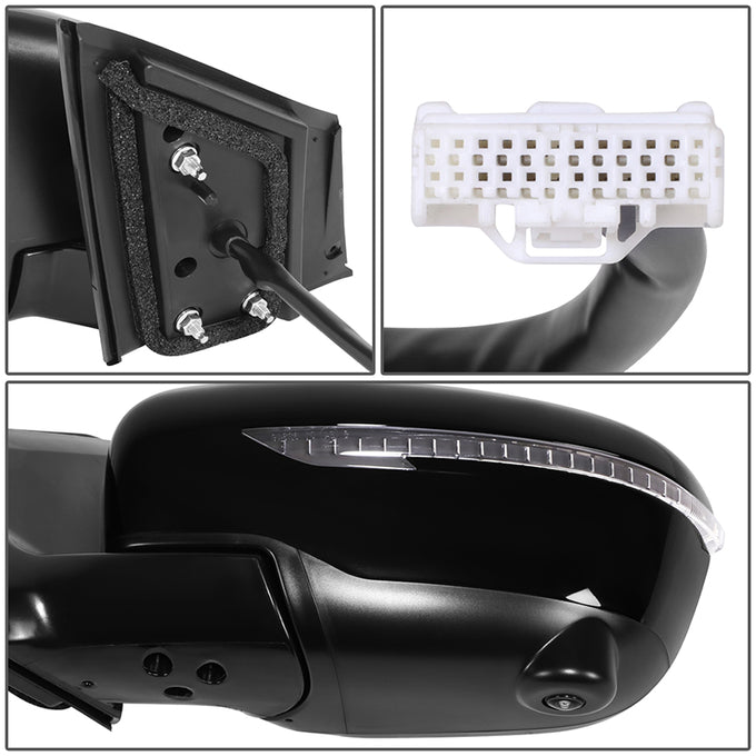 Powered Side View Mirrors With Heated, Signal, Memory <BR>16-24 Nissan Murano
