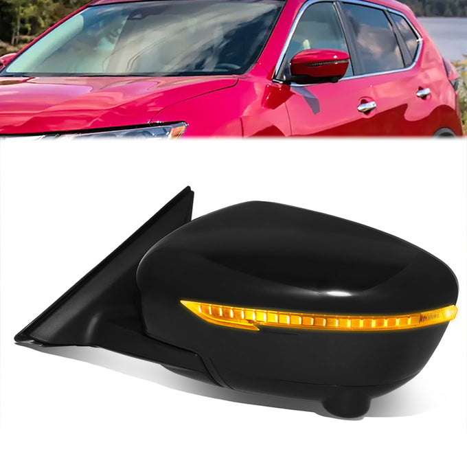 Powered Left Side Mirror W/ Heated, Signal, Blind Spot<br>17-20 Nissan Rogue