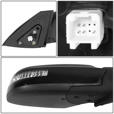 Powered Side View Mirrors <BR>10-12 Nissan Altima