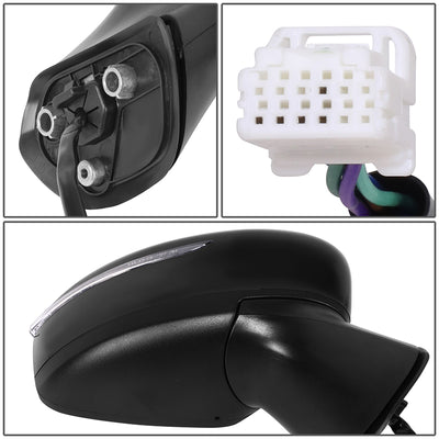 Powered Side View Mirrors , Signal <BR>15-19 Nissan Versa