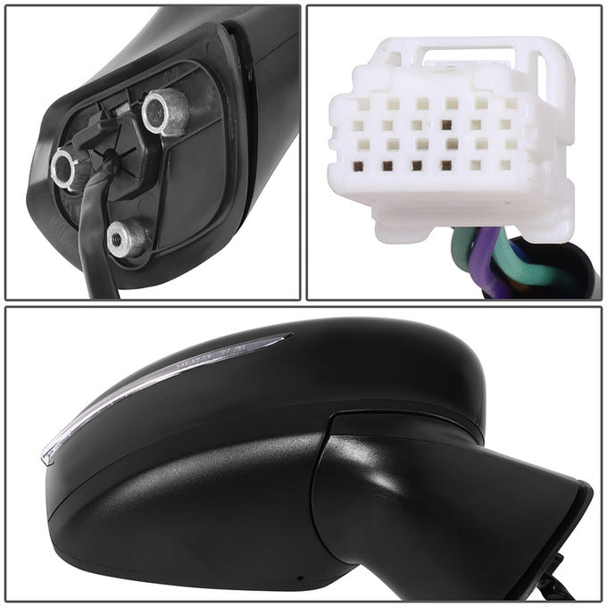 Powered Side View Mirrors , Signal <BR>15-19 Nissan Versa
