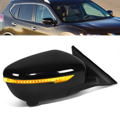 Powered Side View Mirrors With Heated, Signal <BR>14-16 Nissan Rogue
