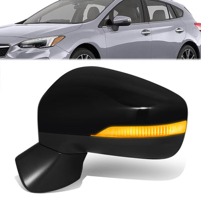 Powered Side View Mirrors With Heated, Signal <BR>17-23 Subaru Impreza