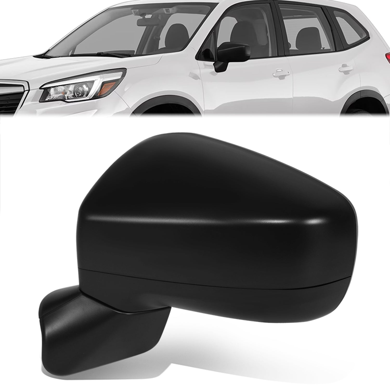 Factory Style Powered Left Side Mirror<br>19-24 Subaru Forester