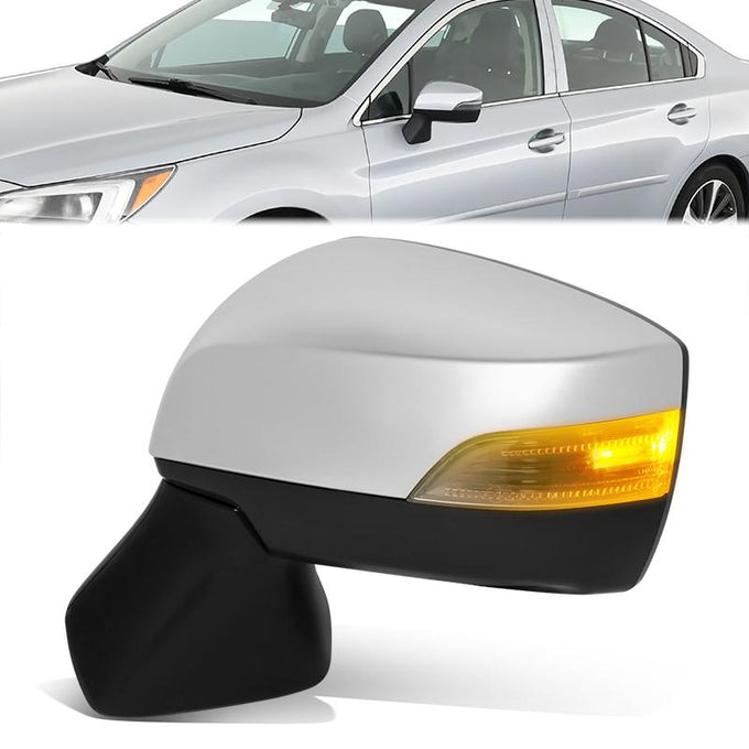 Powered Left Side Mirror W/Heated,Blind Spot,Signal <br> 15-17 Subaru Legacy, Outback