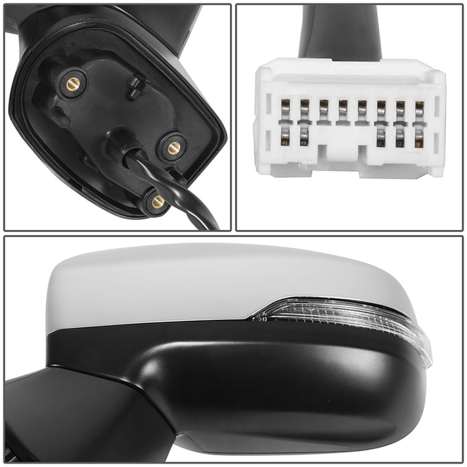 Powered Side View Mirrors With Heated, Signal <BR>17-23 Subaru Impreza