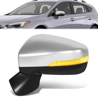 Powered Side View Mirrors With Heated, Signal <BR>17-23 Subaru Impreza