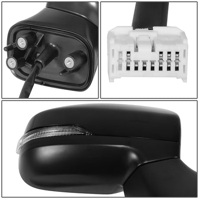 Powered Side View Mirrors With Heated, Signal <BR>18-19 Subaru Legacy, Outback
