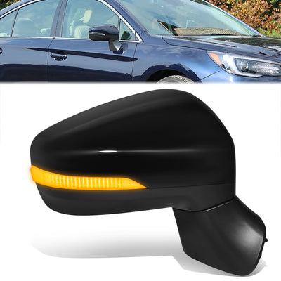 Powered Side View Mirrors With Heated, Signal <BR>18-19 Subaru Legacy, Outback