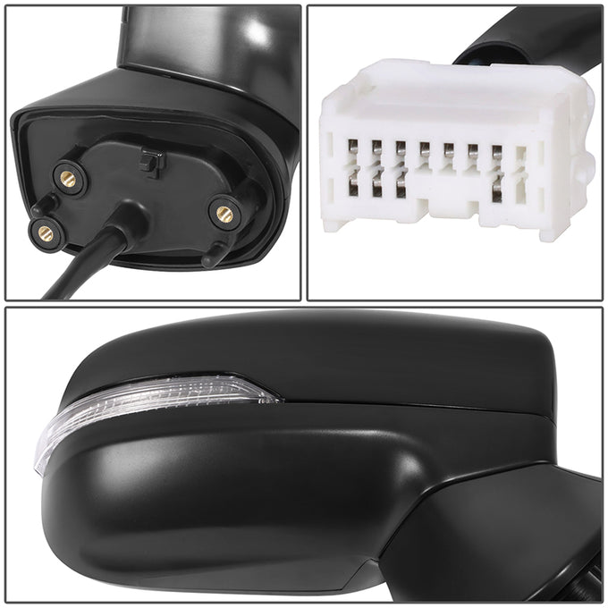 Powered Side View Mirrors With Heated, Signal <BR>17-23 Subaru Impreza