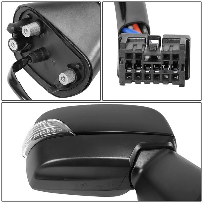 Powered Right Side Mirror W/Signal, Blind Spot <br> 16-21 Subaru WRX