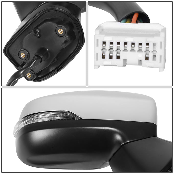 Powered Side View Mirrors With Heated, Signal <BR>17-23 Subaru Impreza