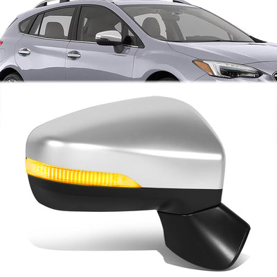 Powered Side View Mirrors With Heated, Signal <BR>17-23 Subaru Impreza
