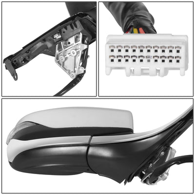 Powered Fold Right Side Mirror W/Heated, Signal, Memory<br>20-24 Subaru Legacy, Outback