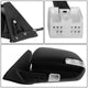 Powered Side View Mirrors With Heated, Signal <BR>10-13 Toyota 4Runner