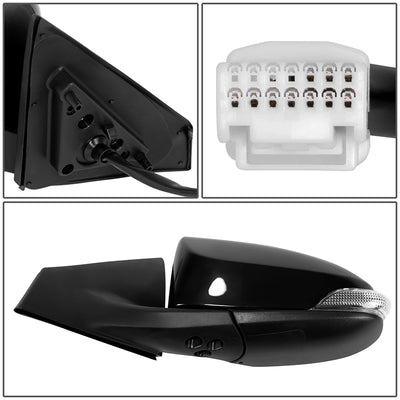 Powered Side View Mirrors With Heated, Signal, Memory <BR>13-18 Toyota Avalon