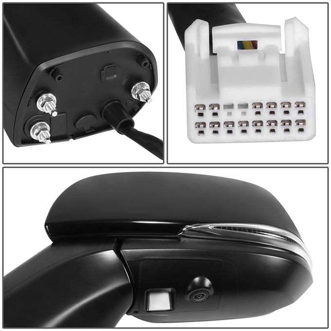 Powered Side View Mirrors With Heated, Signal <BR>19-24 Toyota RAV4