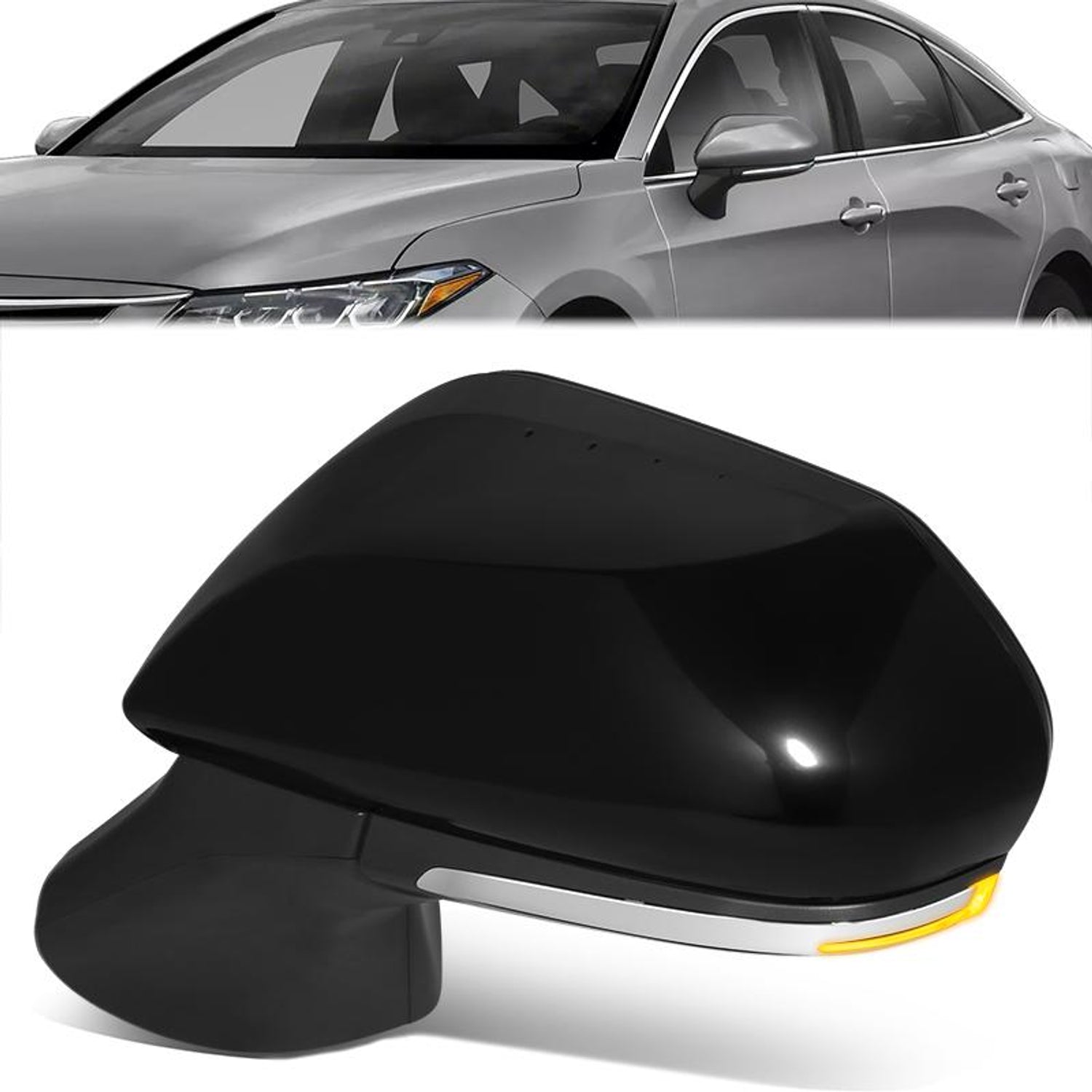 Powered Left Side Mirror W/Heated,Signal,Memory <br> 19-22 Toyota Avalon