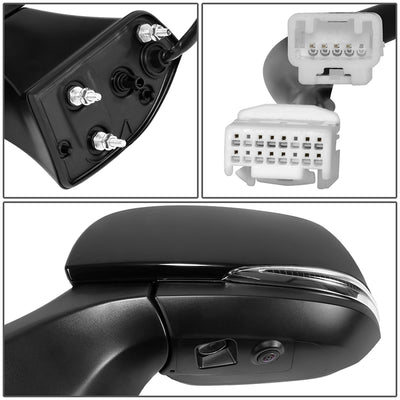 Powered Side View Mirrors With Heated, Signal, Memory <BR>20-24 Toyota Highlander